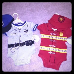 Baby Police and Fire outfits!